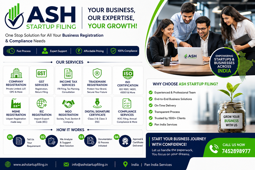 ASH Startup Filing