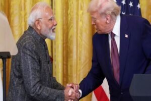 Modi Trump Greeting