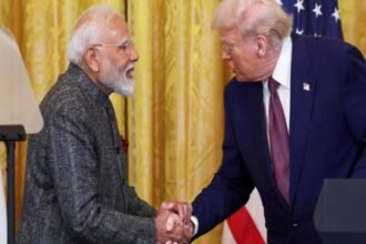 Modi Trump Greeting