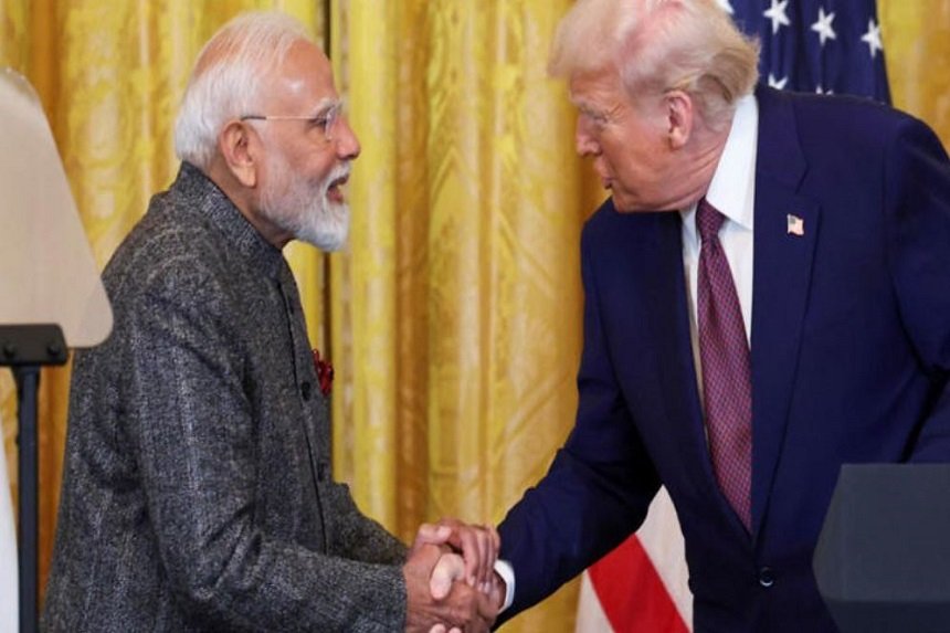 Modi Trump Greeting