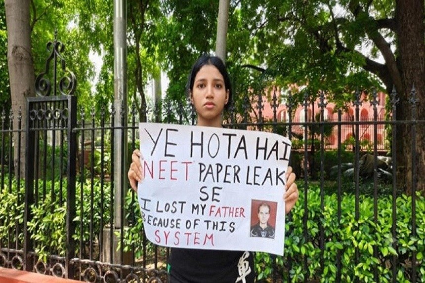 NEET Paper Leak Protest